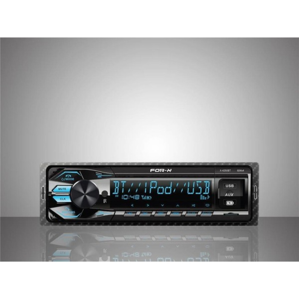 For-X 4250 4X60W Bt/ 2xusb/ Fm/ Aux Profesyonel Oto Teyp Oto Teypleri Fiyatı