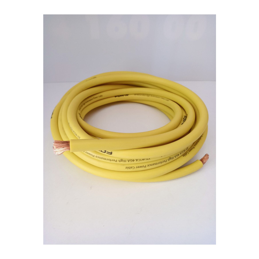 For-X Amfi Tesisat Güç Kablosu 4ga - Xy-4 Cca Oto Anfi 4ga Power Kablosu - 5 Metre Oto Amplifikatörleri Fiyatı