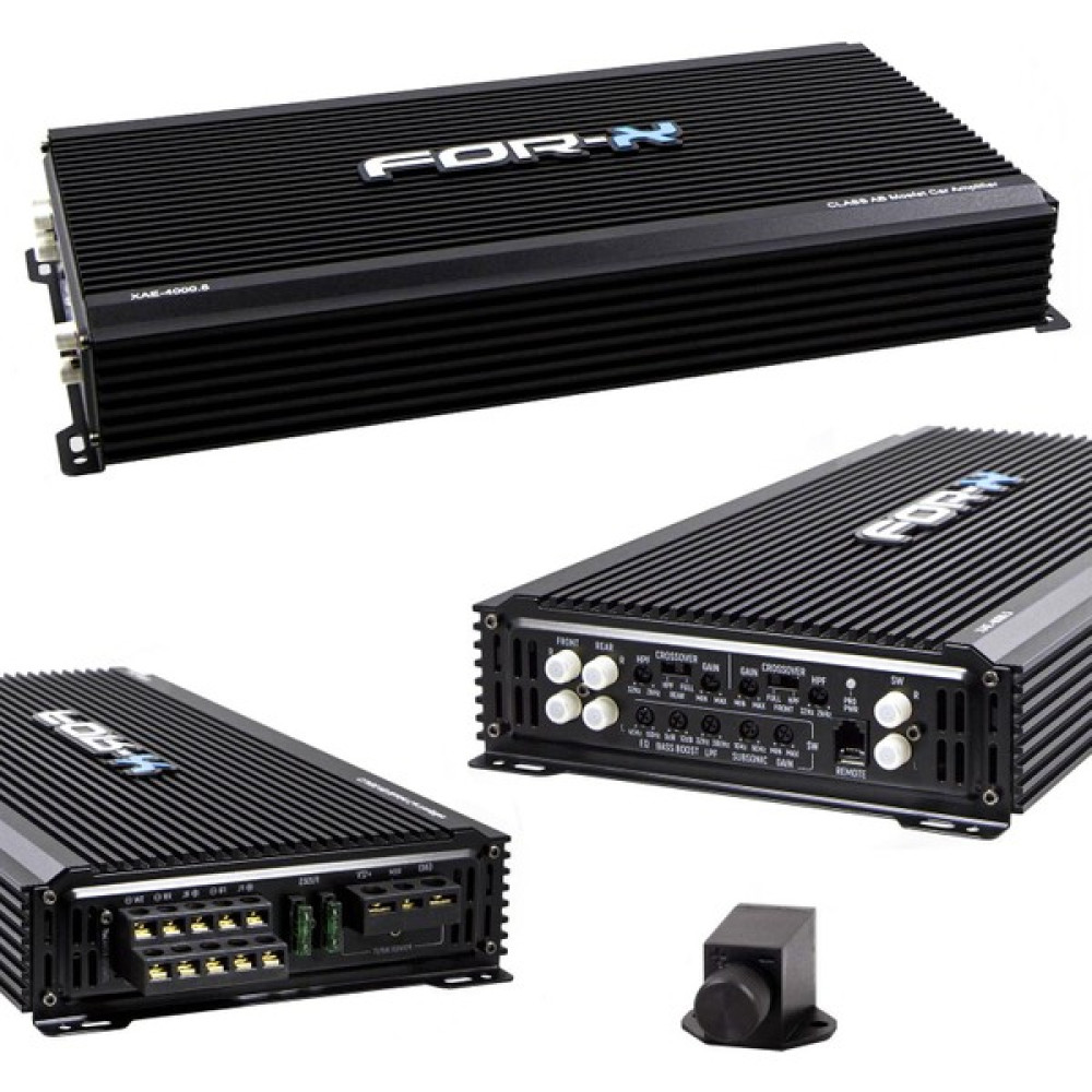 For-x Oto Anfi 4000W 5 Kanal Bass Kontrol For-X XAE-4000.5 Docking Hoparlör Fiyatı