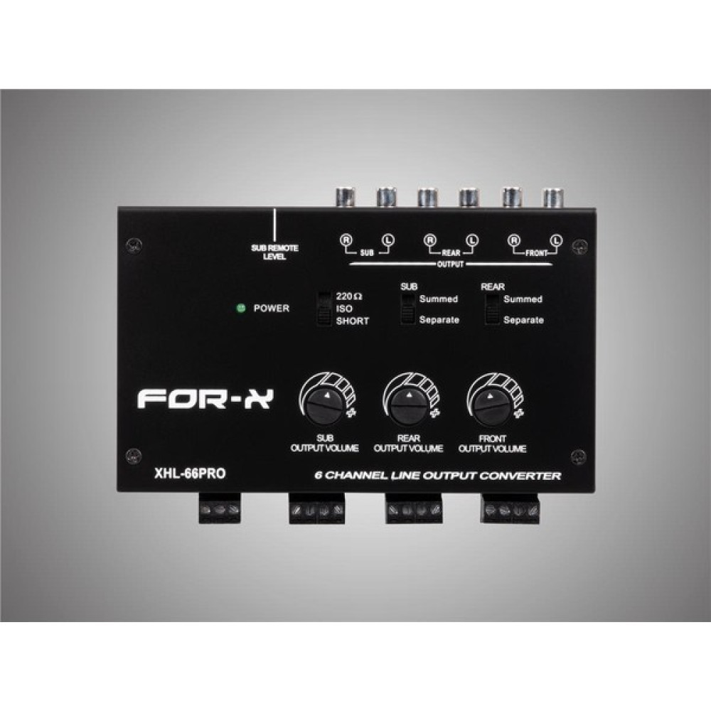 For-X XHL-66PRO Eko 6 Channel Line Output Converter Oto Elektroniği Fiyatı