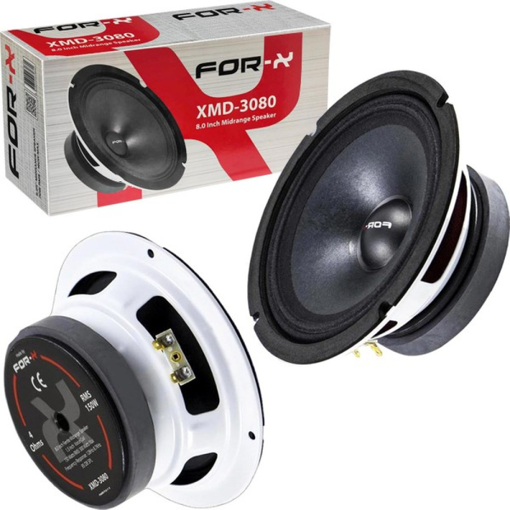 For-X XMD-3080 Oto Mıdrange 20 cm 300 W 2 Adet Oto Hoparlörleri & SubWoofer Fiyatı