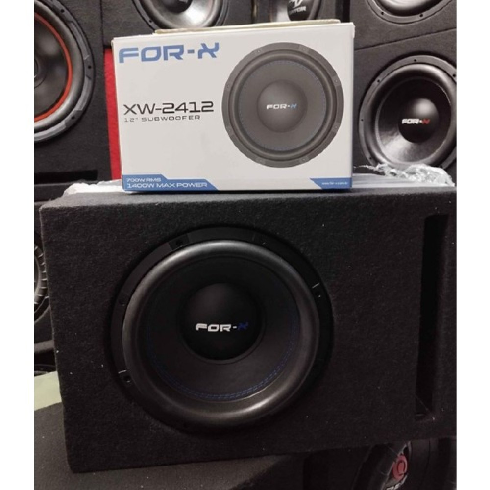 For-X XW2412 700RMS Bass Kabinli Oto Hoparlörleri & SubWoofer Fiyatı