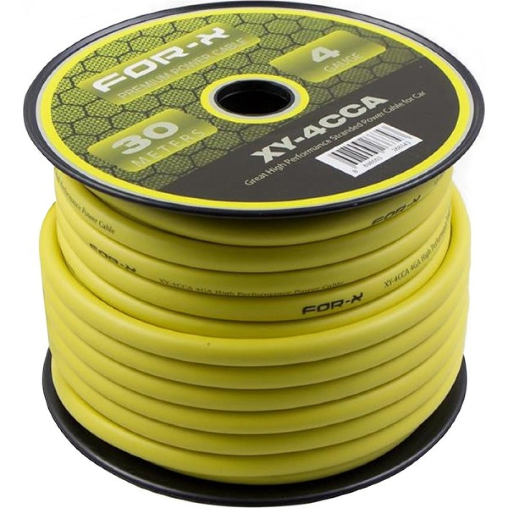 For-X Xy-4cca Oto Anfi Power Kablosu 4ga Kablo 30 Metre Oto Elektroniği Fiyatı
