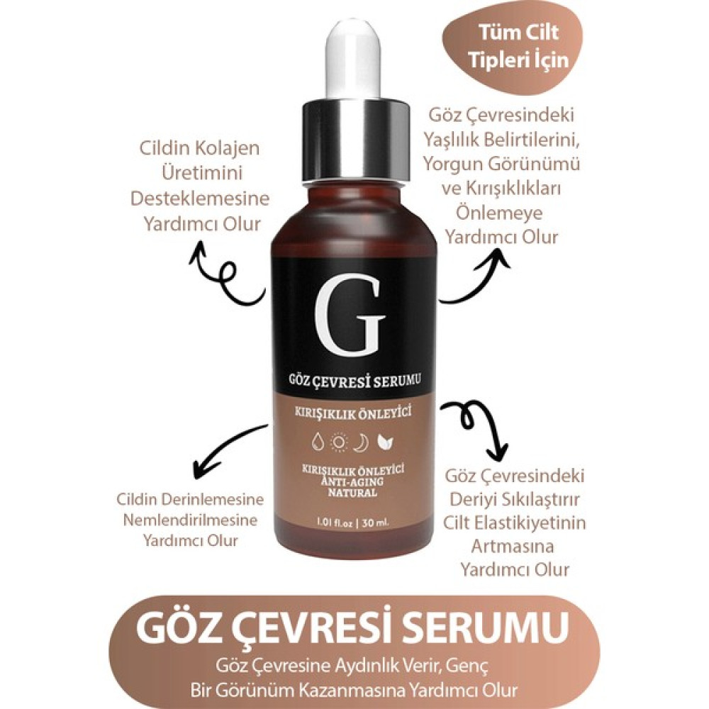 For You Gold Göz Çevresi Kırışık Önleyici Bakım Serumu (Canlandırıcı) Göz Kremi Fiyatı