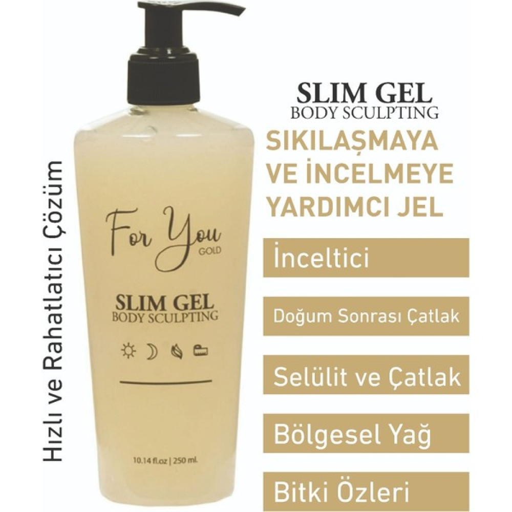 For You Gold Slim Jel Vücut Sıkılaştırıcı ve İncelticiler Fiyatı