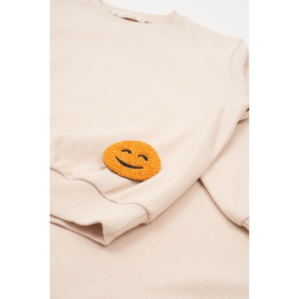 For You Kids Emoji Nakışlı Taytlı Taş Alt Üst Takım Kız Çocuk Giyim Takımı Fiyatı
