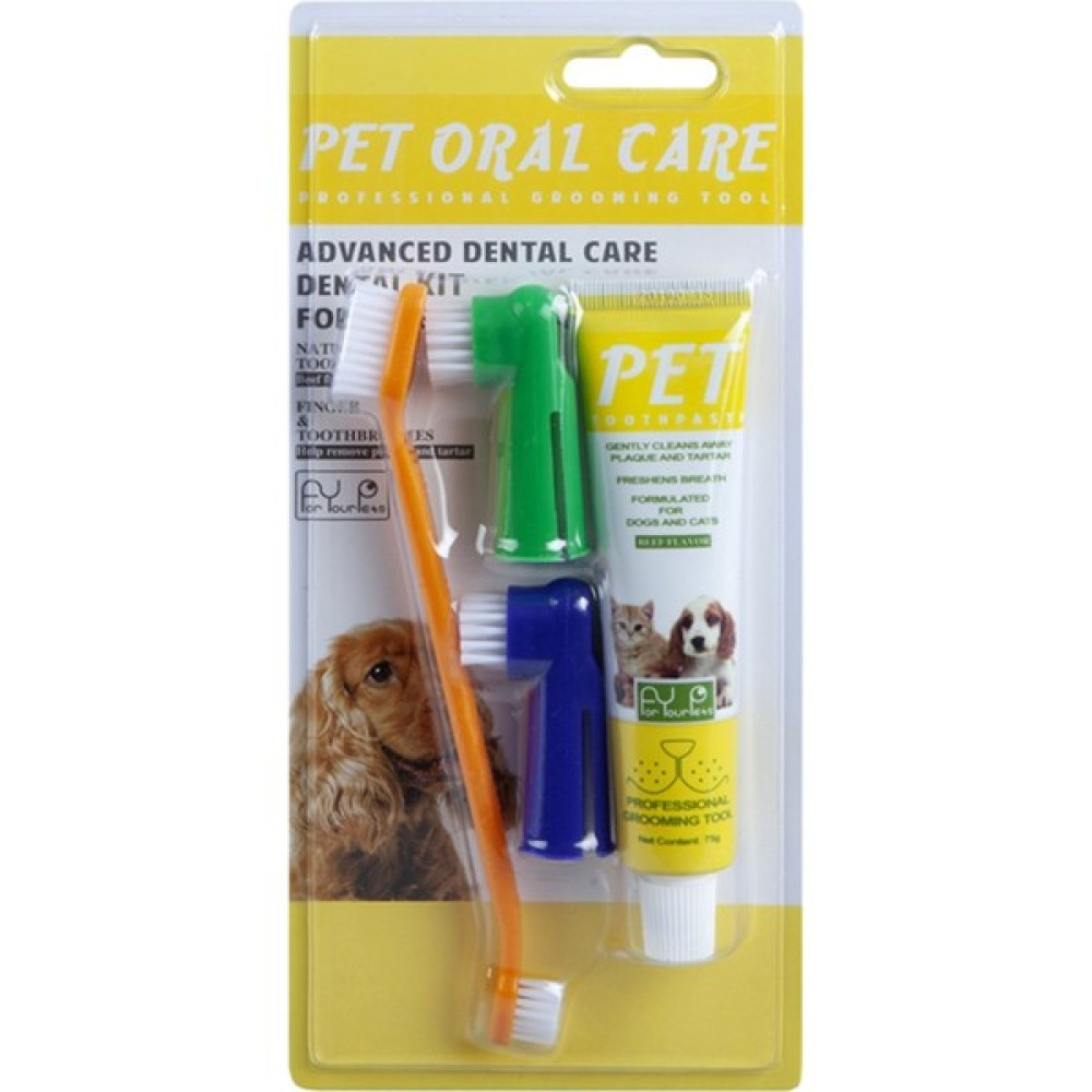 For Your Pets Biftek Aromalı Pet Diş Temizleme Seti Evcil Hayvan Ürünleri Fiyatı