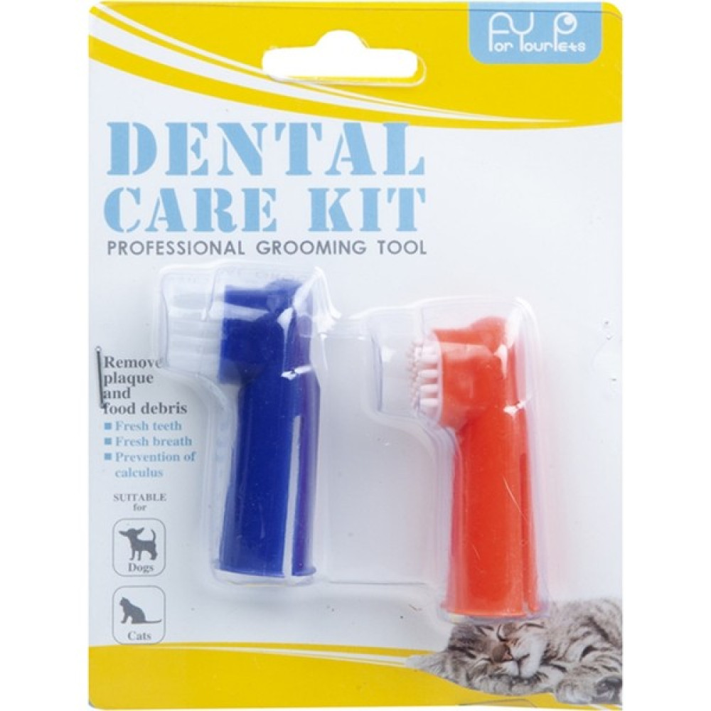For Your Pets Parman Diş Fırçası 2'li Set Evcil Hayvan Ürünleri Fiyatı