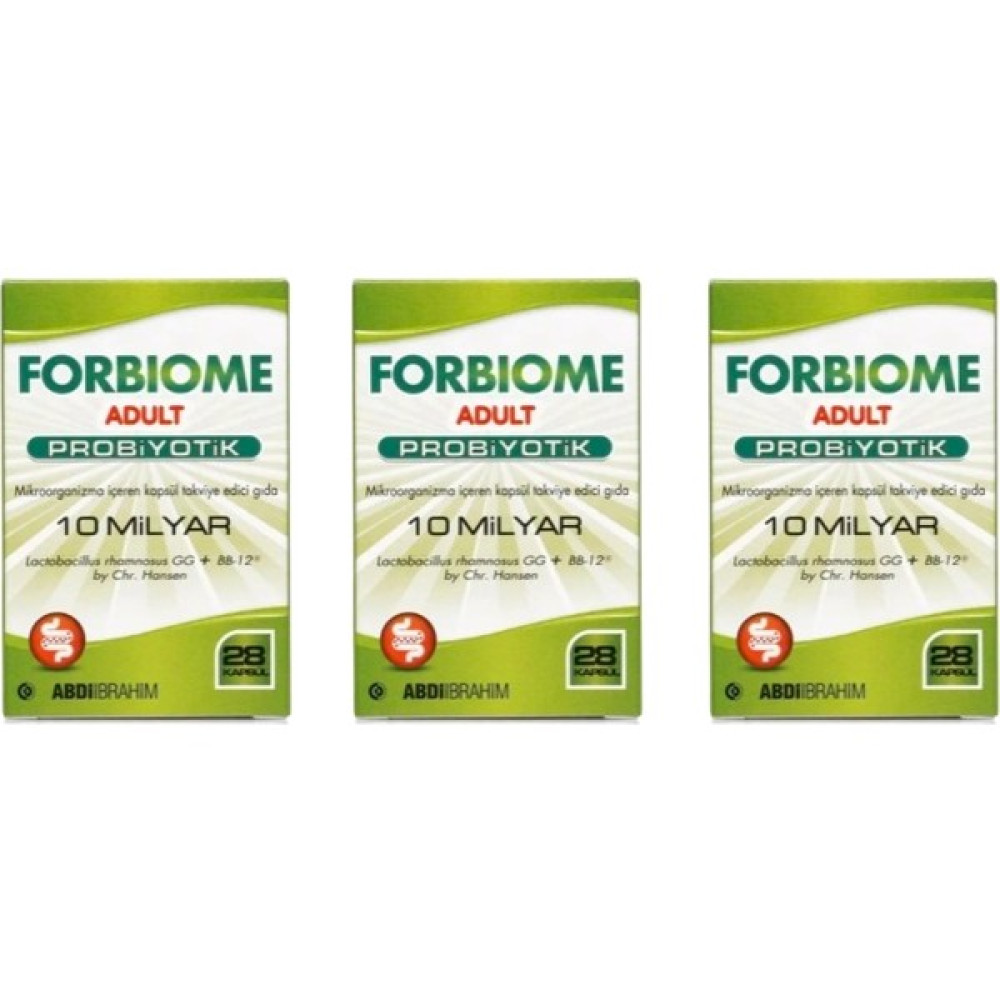 Forbiome Adult Probiyotik 28 Kapsül 3 Kutu Sporcu Besinleri Fiyatı