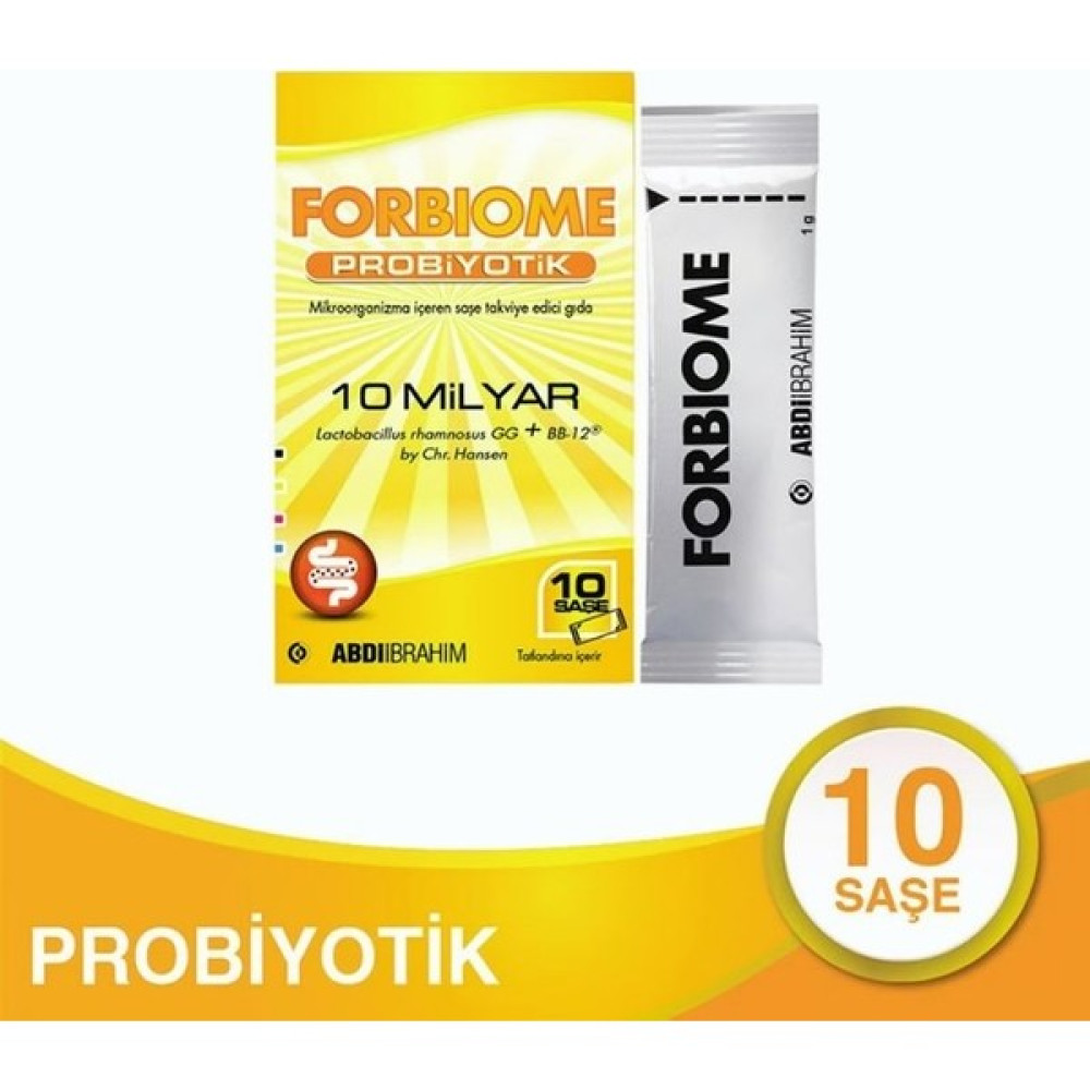 Forbiome Probiyotik Takviye Edici Gıda 10 Saşe Sporcu Besinleri Fiyatı