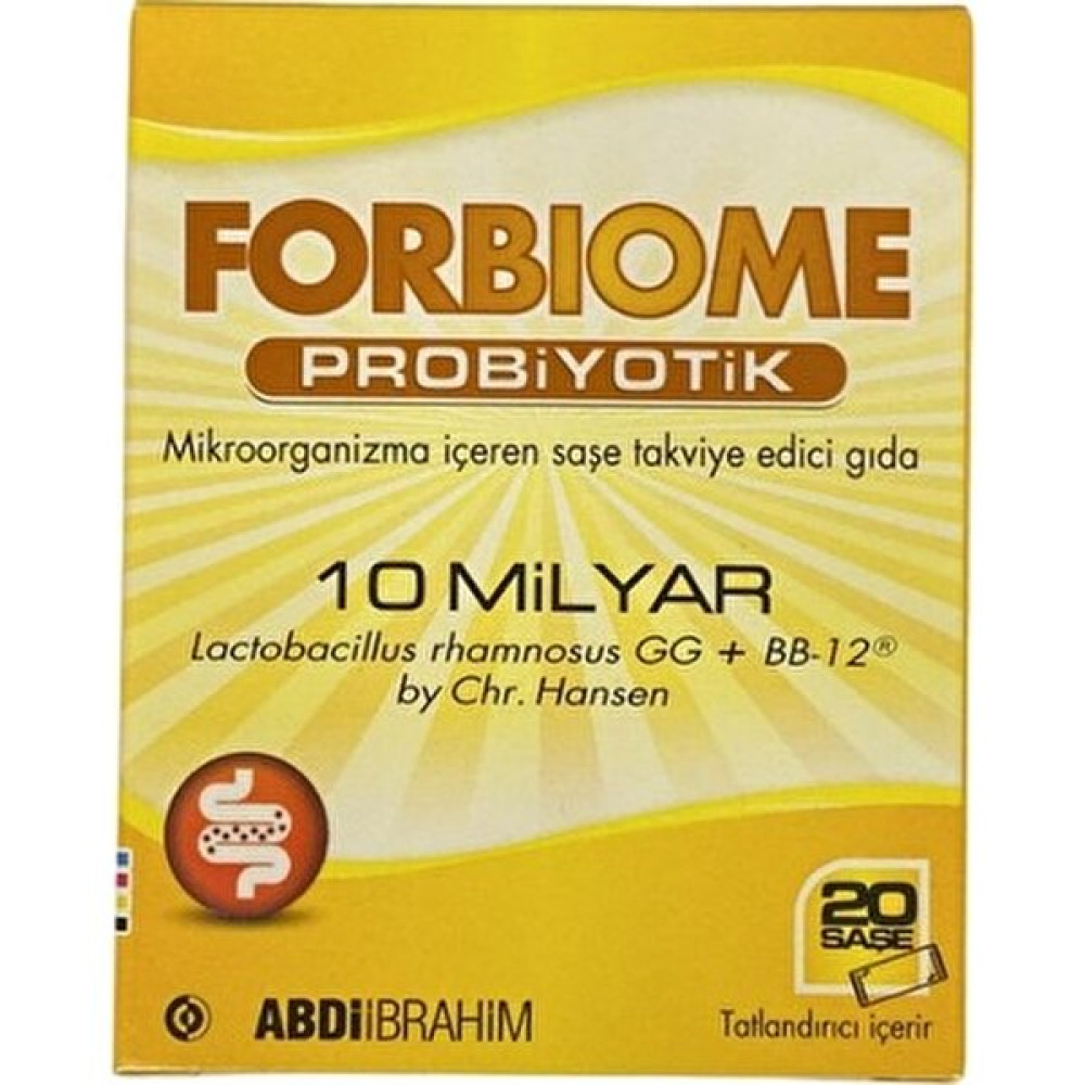 Forbiome Probiyotik Takviye Edici Gıda 20 Saşe Amino Asit Fiyatı