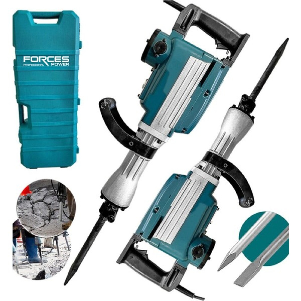 Forces Power Germany Power X-Tork 4800 W 68 Joule Professıonel Kırıcı 17 kg Sivri ve Yassı Keski Hediyeli Çantalı Kırıcı Deliciler & Kırıcılar Fiyatı