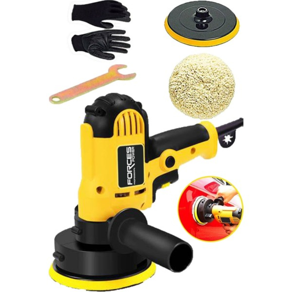 Forces Power Germany X-Line Compact 2500 W 6 Kademe Devir Ayarlı Zımpara Polisaj Pasta Cila ve Parlatma Makinası Cila / Polisaj Makinesi Fiyatı
