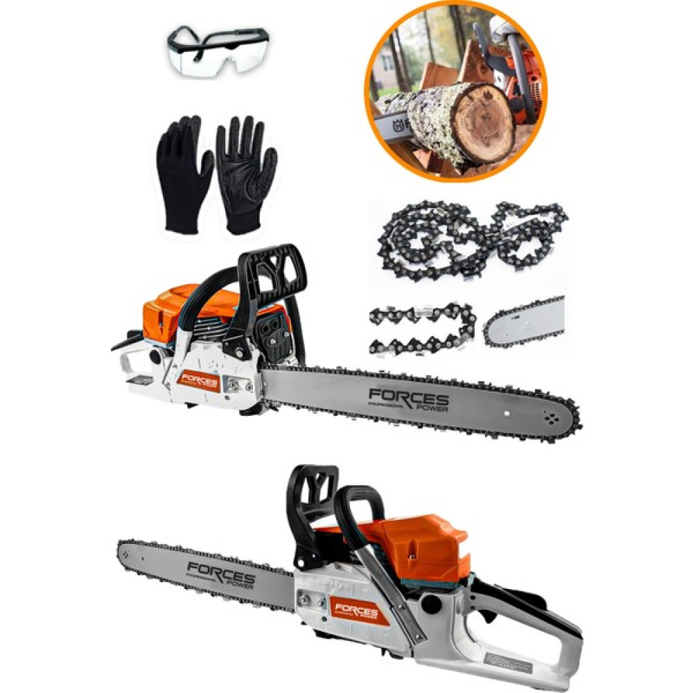Forces Power Germany X-Tork Turbo Motor 6.7 Hp Metal Şanzıman Benzinli Ağaç Motoru Testeresi Bahçe Makinesi Fiyatı
