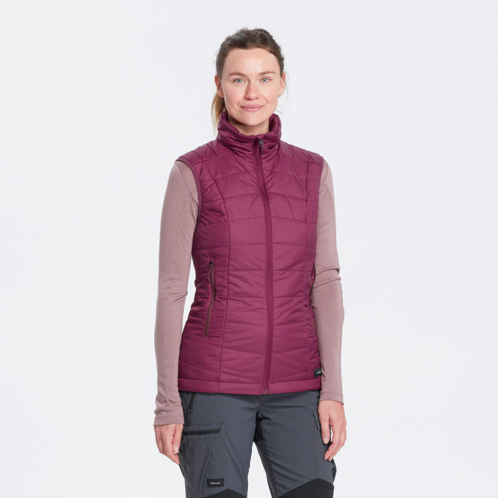 Forclaz Kadın Outdoor Trekking Şişme Yelek - Mor - Mt100 Bayan Mont Fiyatı