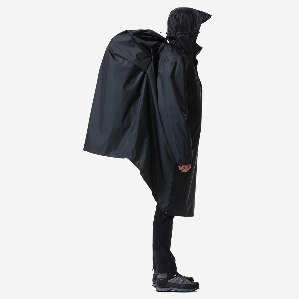 Forclaz Outdoor Panço Yağmurluk - 60L - Siyah - Mt500 Kadın Yağmurluk Fiyatı