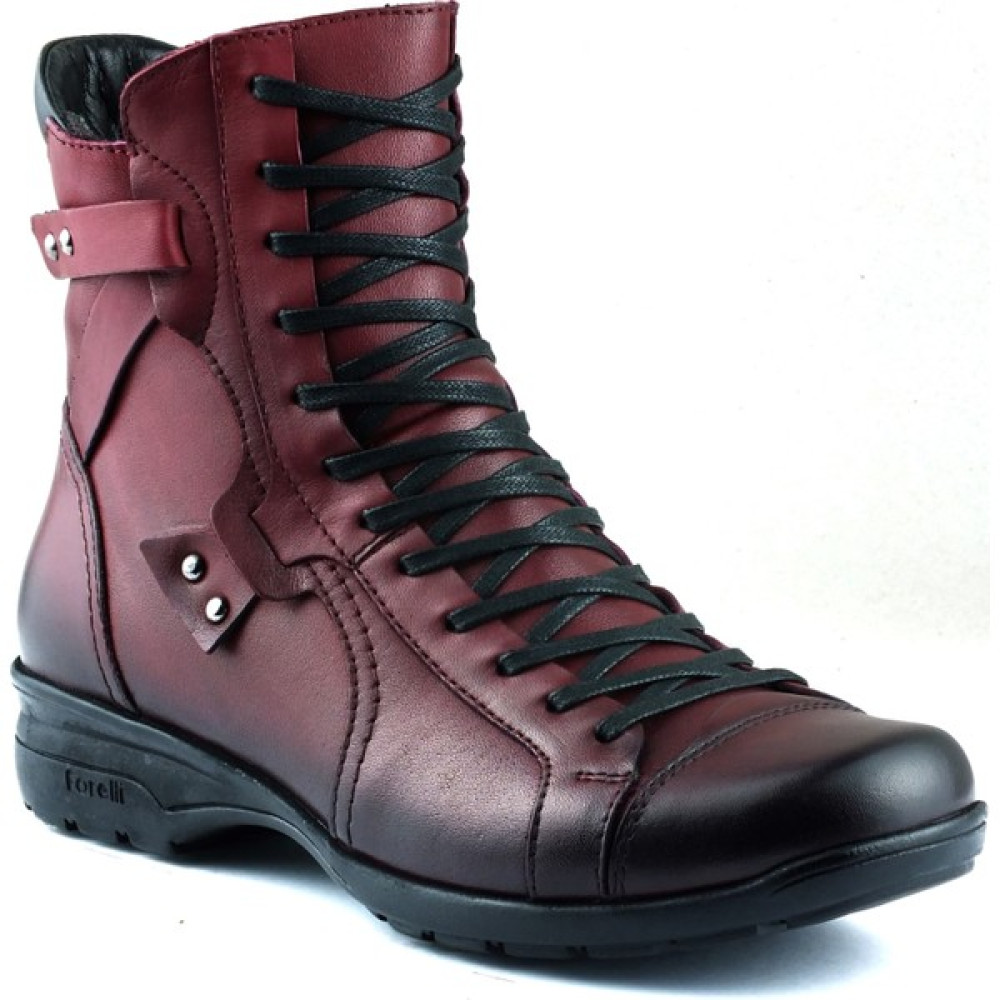 Forelli 18353 Kadın Bordo Deri Comfort Bot Kadın Botları Fiyatı