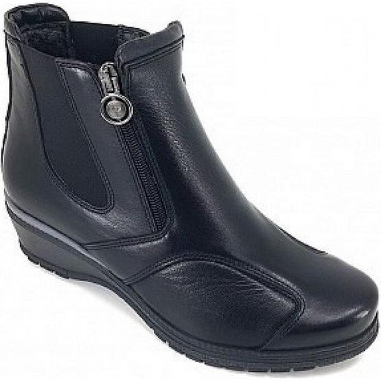 Forelli 25652 Siyah Çift Fermuarlı Comfort Kadın Bot