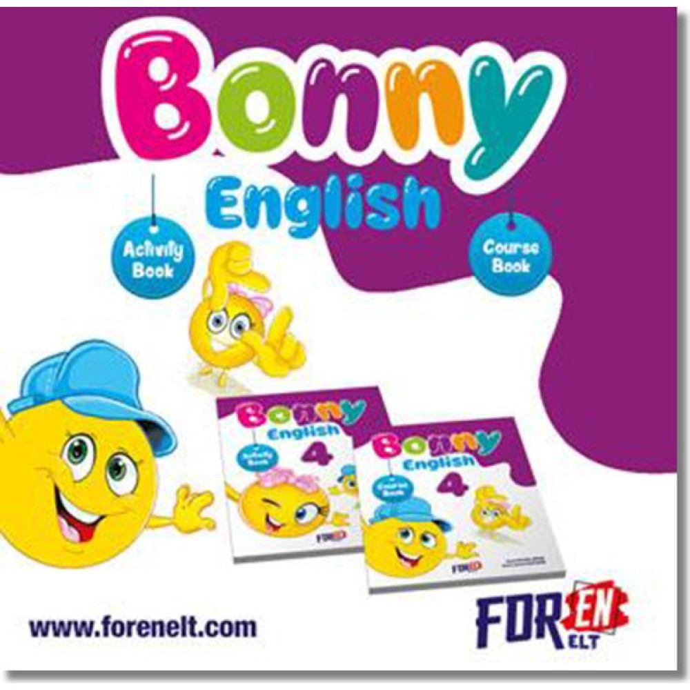 ForEn ELT 4. Sınıf Bonny English Course + Activity Book Yabancı Dil Kitapları Fiyatı
