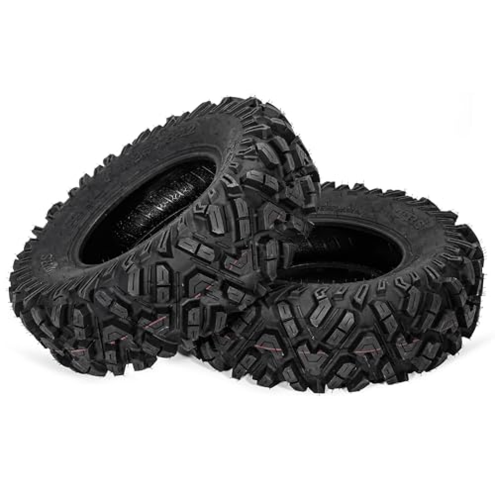 FORERUNNER 25x8-12 ATV Tires, All Terrain 6PR 25x8x12 ATV UTV Trail Mud Sand Off-Road Tires (Pack of 2, Tubeless) Tires Fiyatı
