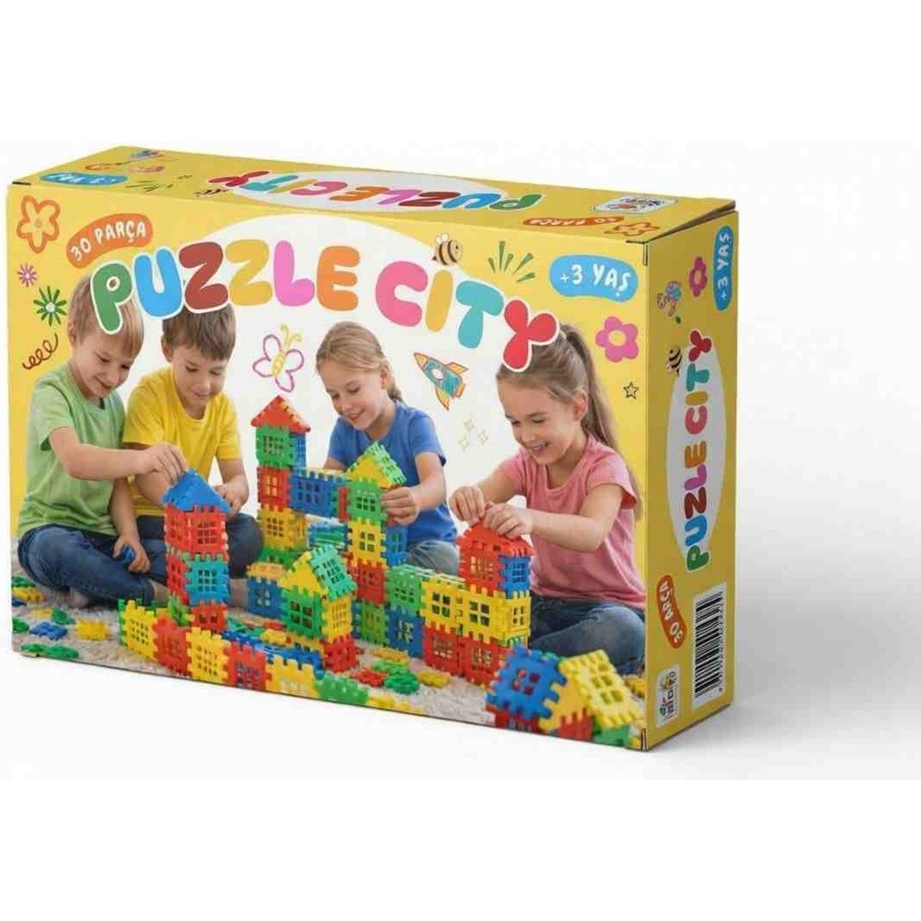 Forester Toys Puzzle City Yapı Oyunları 30 Parça Anne Bebek Oyuncak Fiyatı