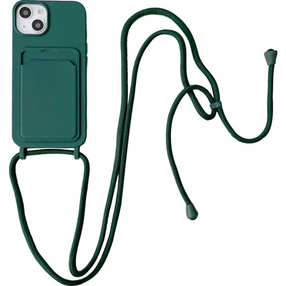 Forestl Digital Iphone 14 Telefon Kasası Koruyucu Kasa Için Kart Yuvası ile Kartal Sıvı Sıvı Silikon Telefon Kapağı Strap-Dark Yeşil (Yurt Dışından) Cep Telefonu Kılıfı Fiyatı