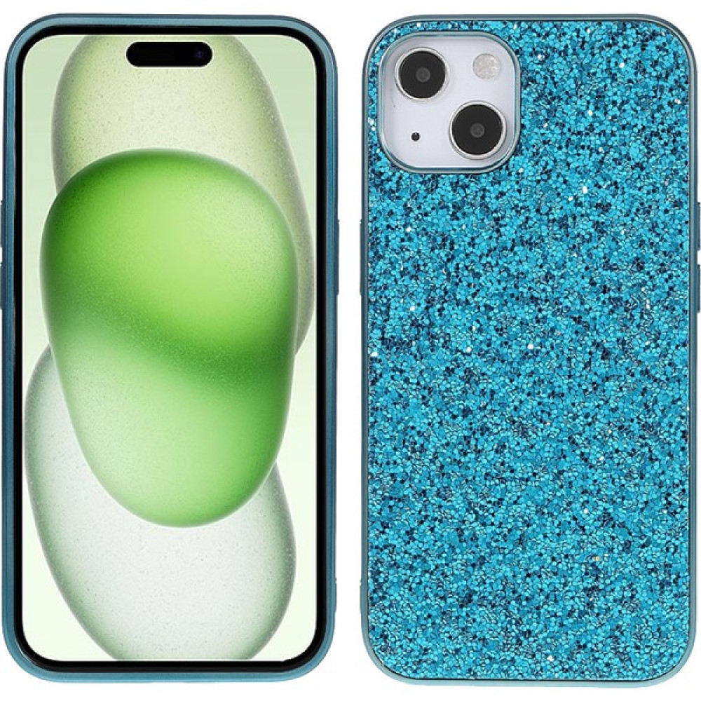 Forestl Digital Iphone 15 Telefon Kasası Elektrokaplama Çerçevesi Tpu+Pc Glitter Cover-Blue (Yurt Dışından) - Mavi Cep Telefonu Kılıfı Fiyatı