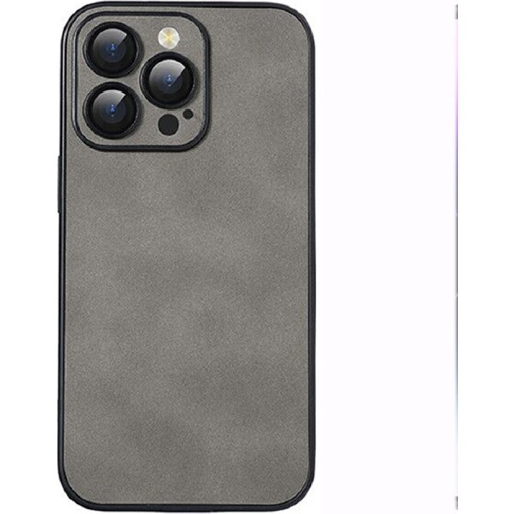 Forestl Digital Kamera Lens Koruyucusu Deri+Tpu Koruyucu Kapak-Grey ile iPhone 15 Pro Max Telefon Kılıfları (Yurt Dışından) - Gri Cep Telefonu Kılıfı Fiyatı