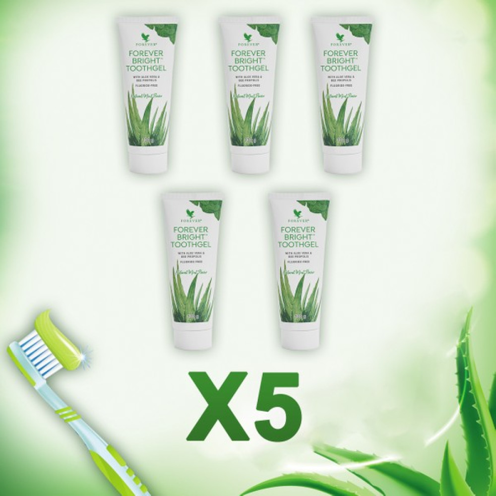 Forever Bright Toothgel Aloe Veralı Diş Macunu 5'li Takım Diş Macunları Fiyatı