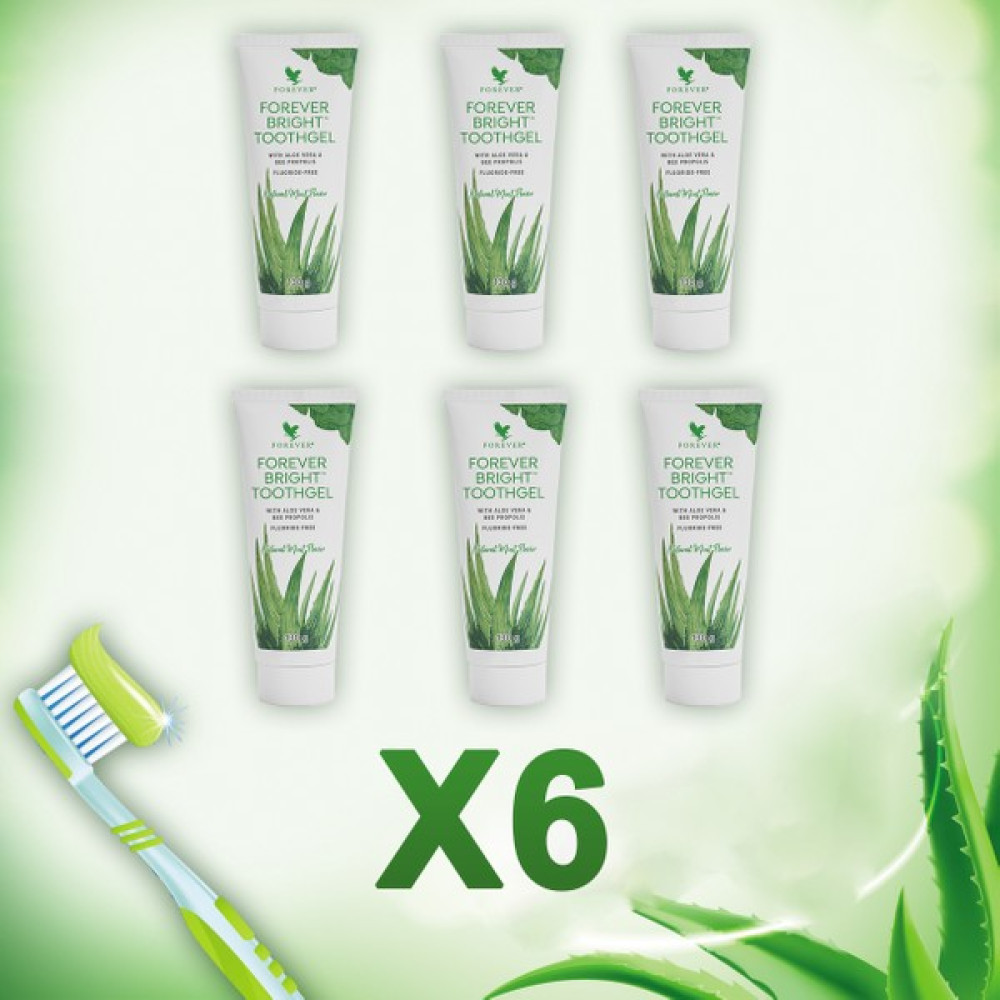 Forever Bright Toothgel Aloe Veralı Diş Macunu 6'lı Takım Diş Macunları Fiyatı