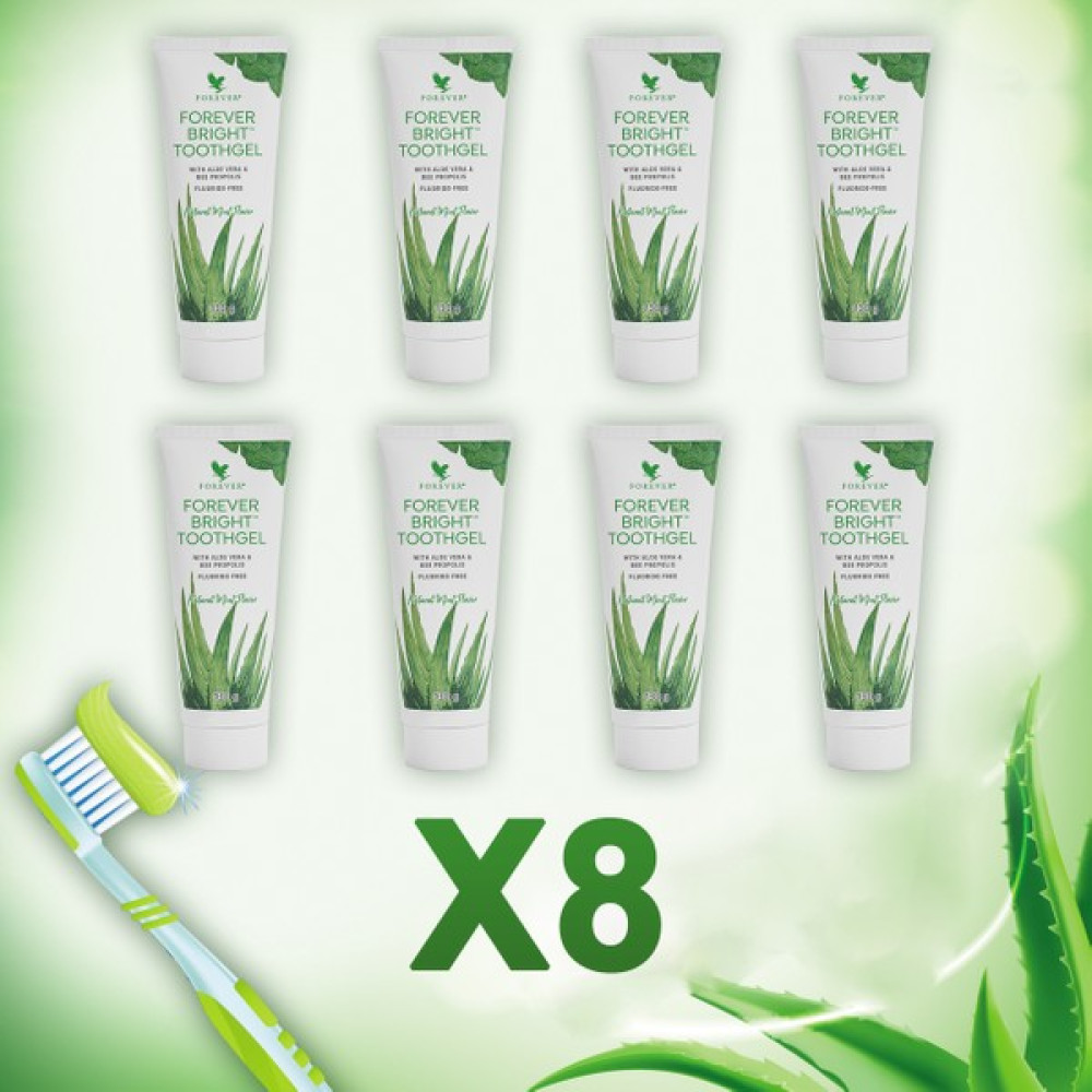 Forever Bright Toothgel Aloe Veralı Diş Macunu 8'li Takım Diş Macunları Fiyatı