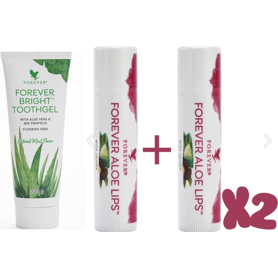Forever Living Bright Toothgel- Aloe Vera Lips 2ADET Dudak Bakımı / Koruyucu Fiyatı