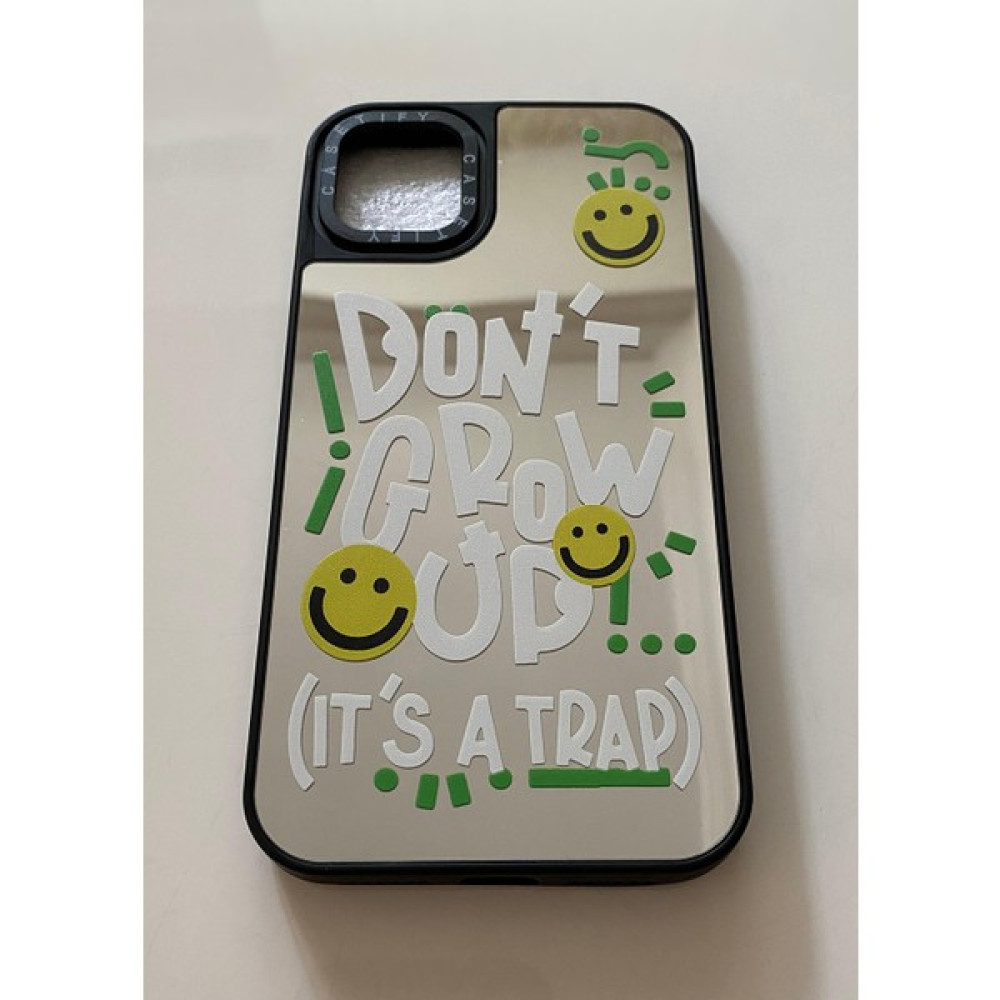 Forgovey Apple iPhone 11 Kılıf Aynalı Parlak Yansımalı - Gülen Emojili Cep Telefonu Kılıfı Fiyatı