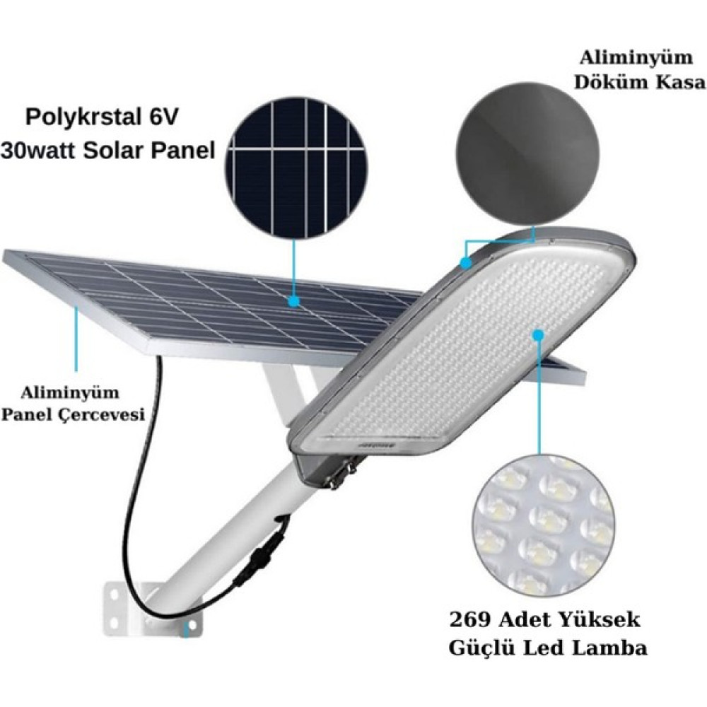 Forlife 400WATT Harici Panelli Güneş Enerjili Sabit Yanabilen Lifepo4 Bataryalı Solar Sokak Lambası Dış Mekan & Bahçe Oyuncakları Fiyatı
