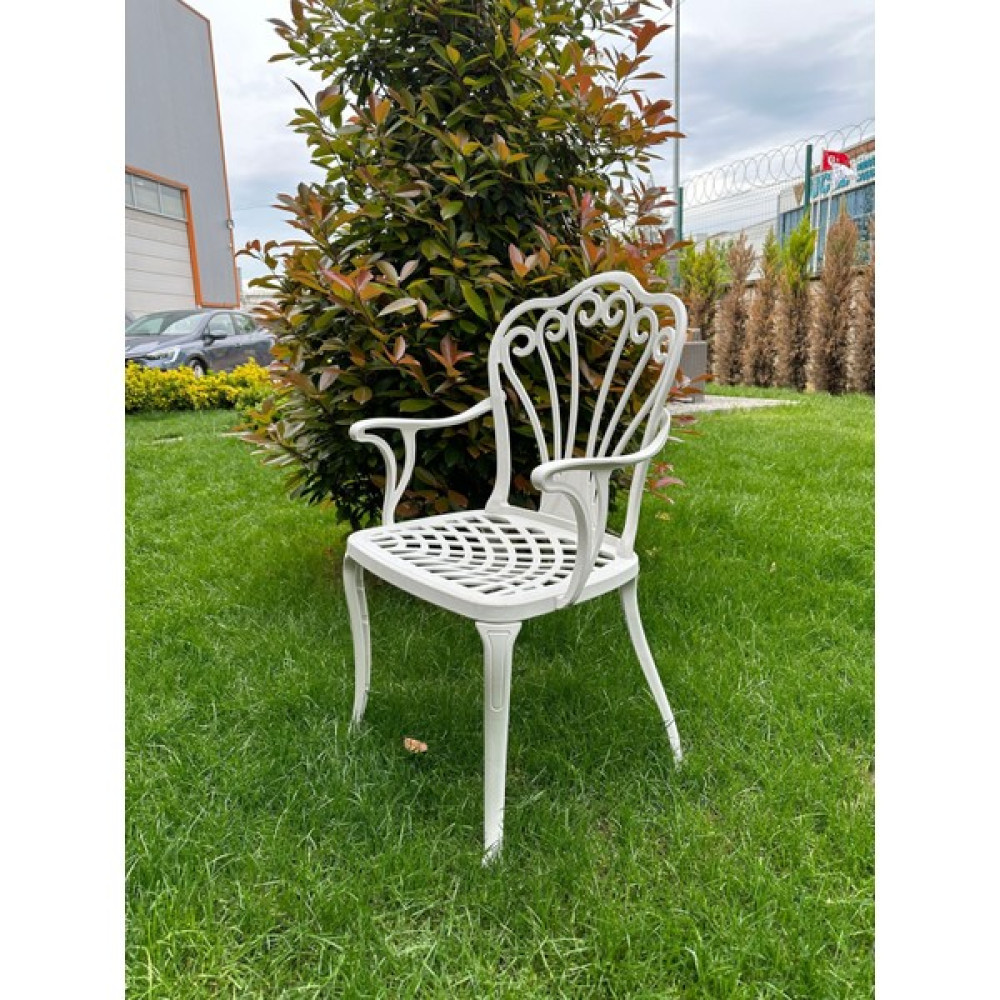 Form Outdoor Ivf Istanbul Sandalye - Beyaz Bahçe Sandalyesi Fiyatı