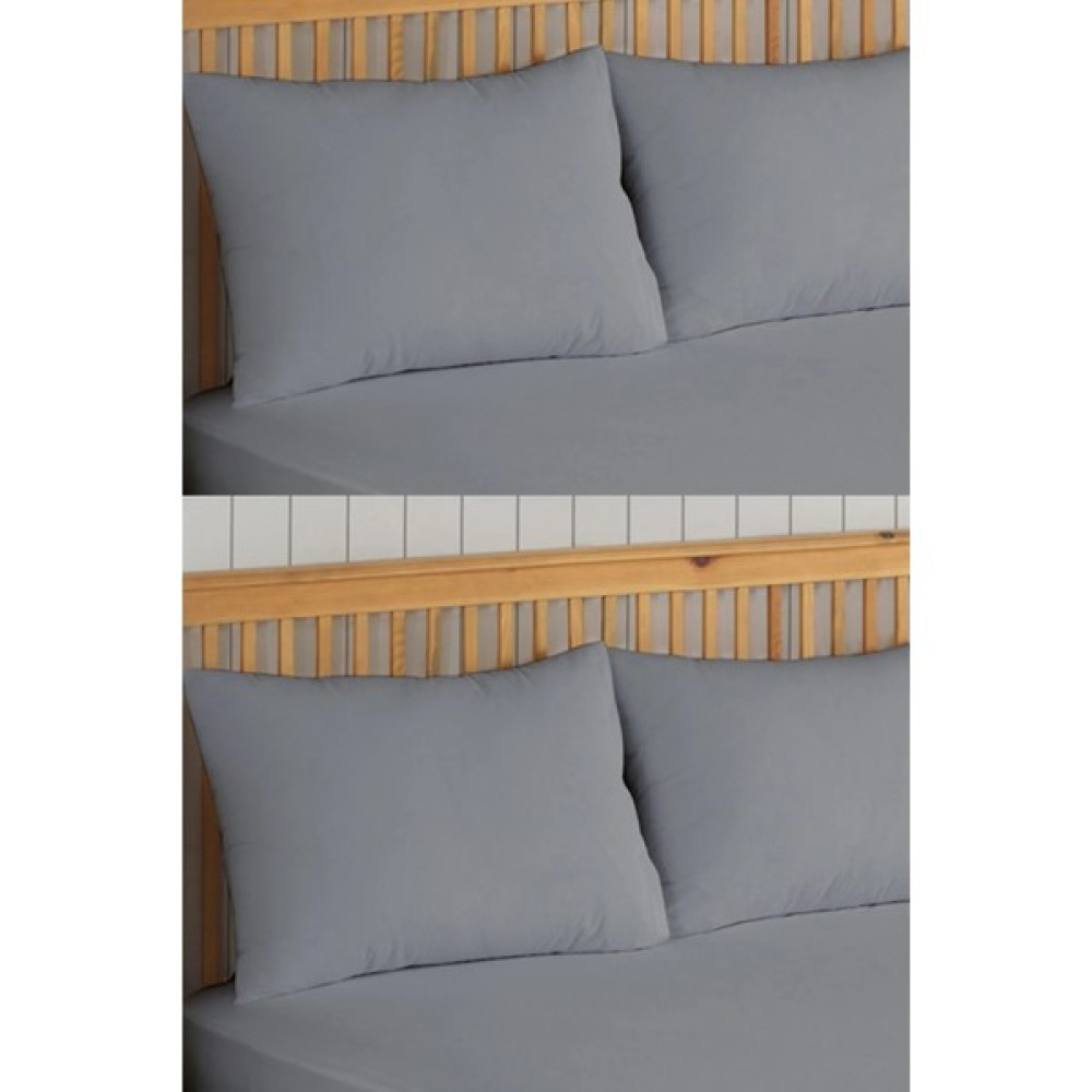 Formeya 4'lü Fermuarlı Sıvı Geçirmez Yastık Alezi Yastık Koruyucu 50*70 - 50 x 70 - Gri Yastık Kılıfı Fiyatı