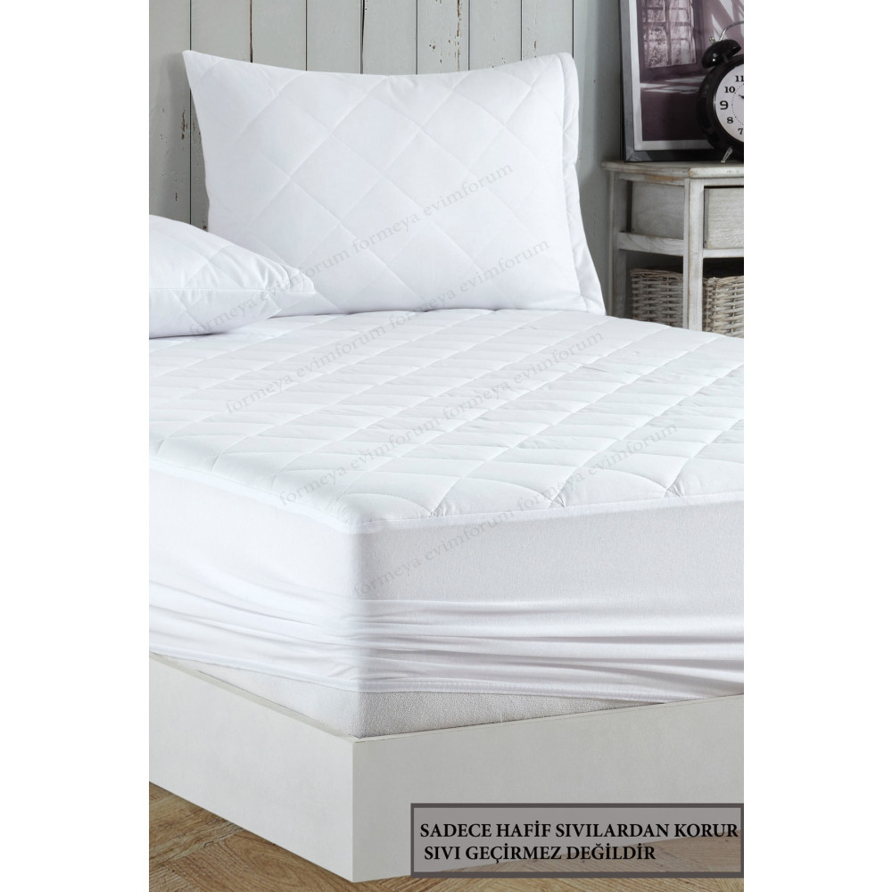 Formeya Adelya Mikrofiber Alez Kapitone Fitted Yatak Koruyucu Alez 90 x 190 Beden Alez / Yatak Koruyucu Fiyatı
