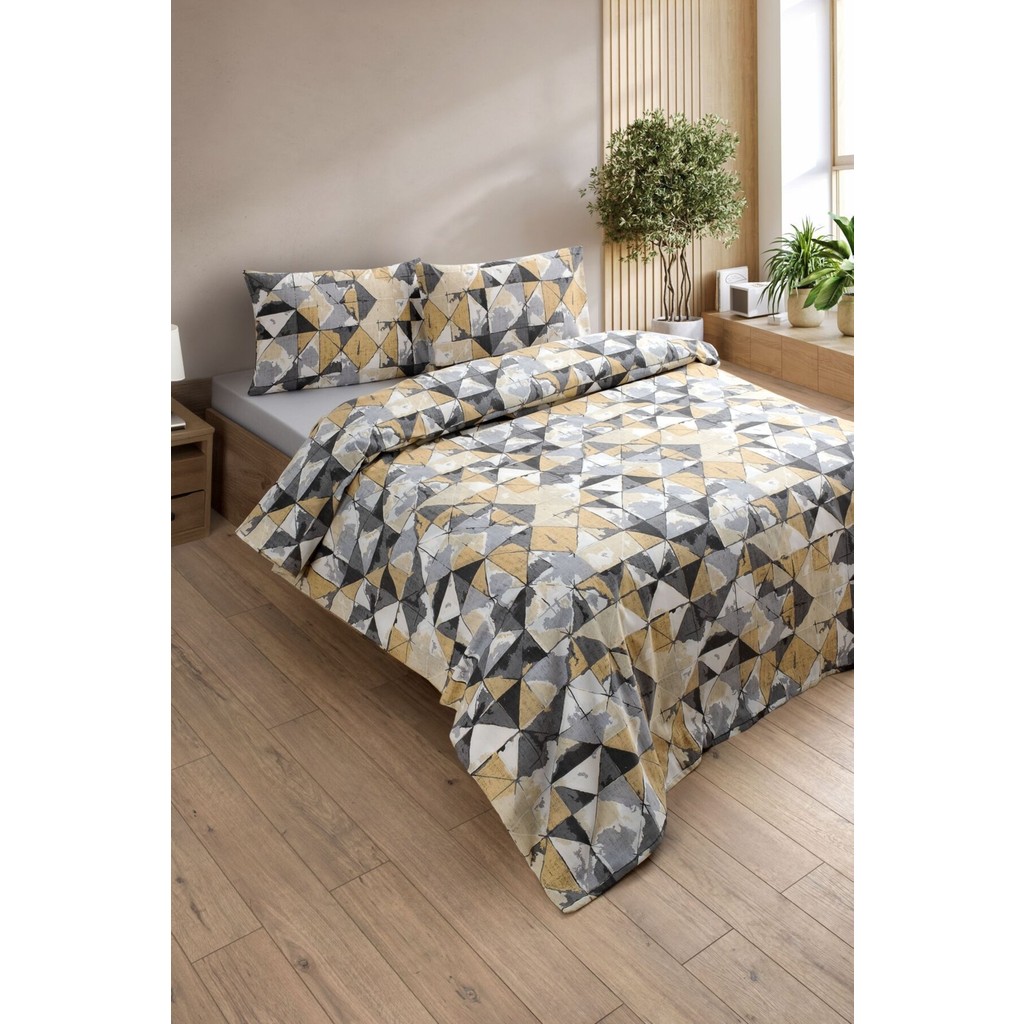 Formeya Lovely Desenli Tek Kişilik Nevresim Takımı - Lastikli Çarşaflı Tek Kişilik Nevresim Seti - Sarı - 160 x 220 cm Nevresim Takımı Fiyatı