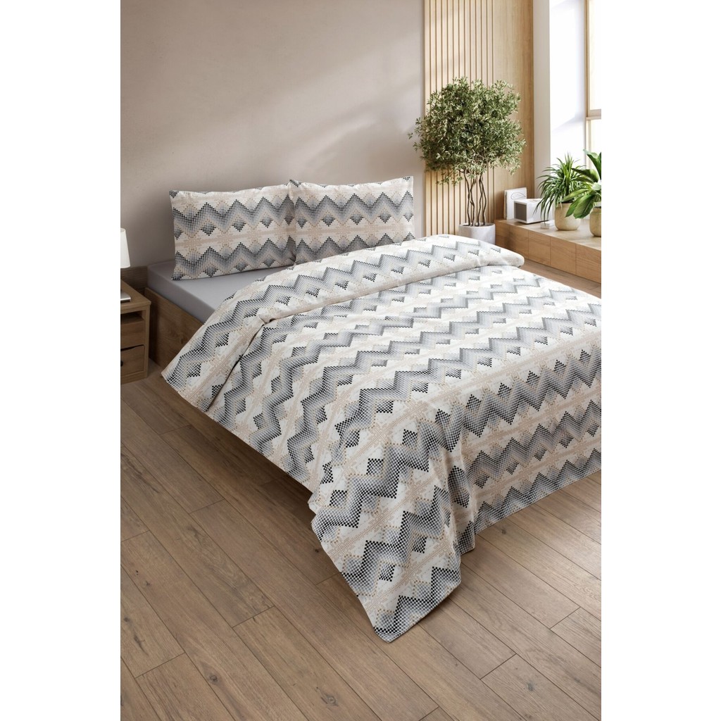 Formeya Lovely Desenli Tek Kişilik Nevresim Takımı - Lastikli Çarşaflı Tek Kişilik Nevresim Seti - Siyah - 160 x 220 cm Nevresim Takımı Fiyatı