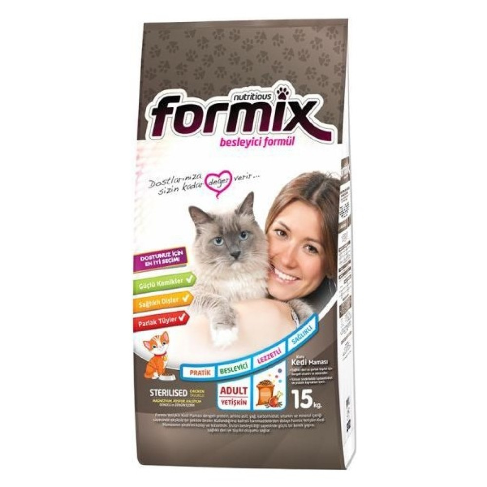 Formıx 15 kg Kısır Kedi Maması Evcil Hayvan Ürünleri Fiyatı
