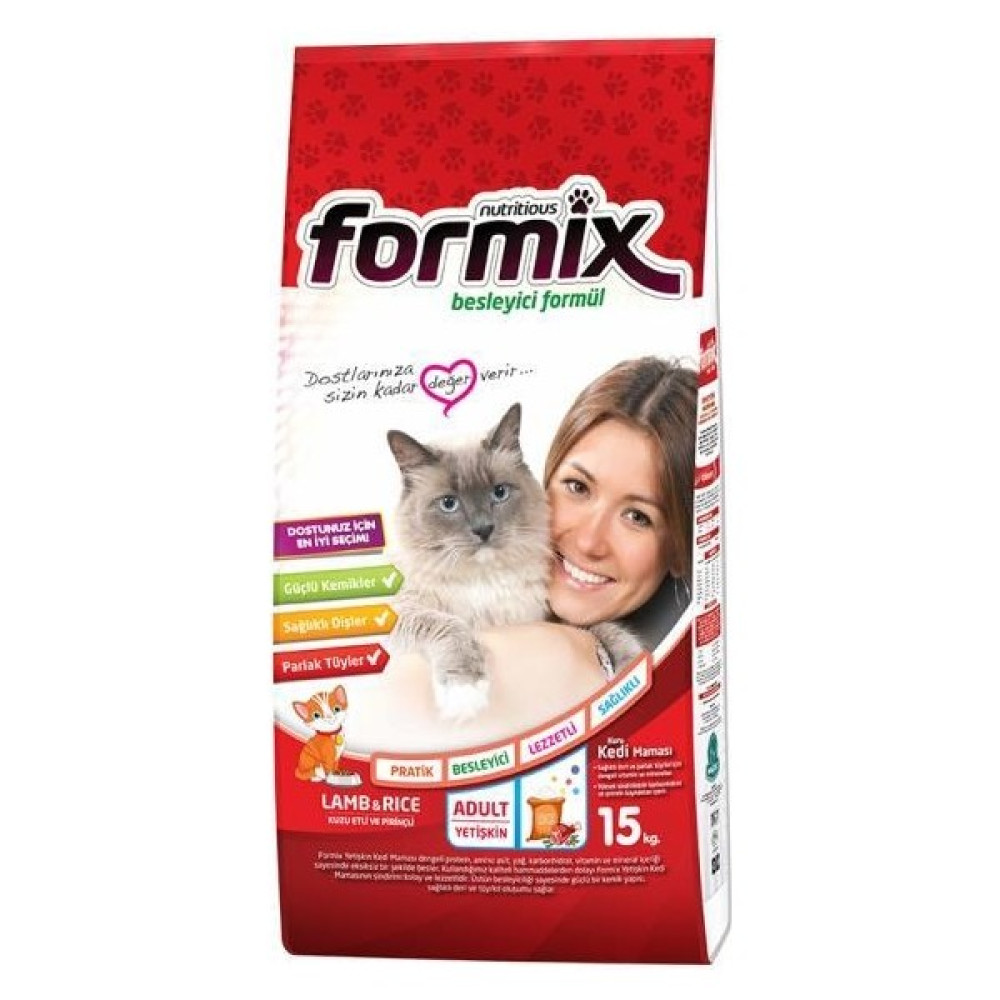 Formıx 15 kg Kuzulu Kedi Maması Evcil Hayvan Ürünleri Fiyatı