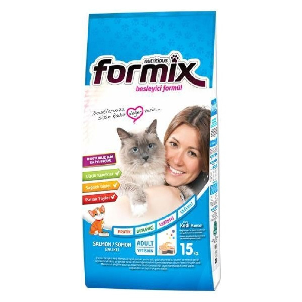 Formıx 15 kg Somonlu Kedi Maması Evcil Hayvan Ürünleri Fiyatı