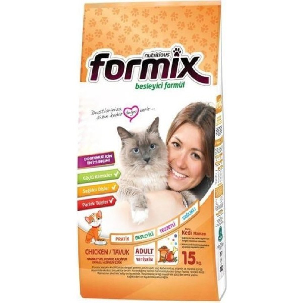Formix Tavuklu Yetişkin Kedi Maması 15 kg Evcil Hayvan Ürünleri Fiyatı