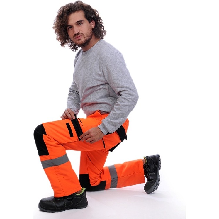 Formteks Kışlık Iş Pantolonu Dizlikli - Turuncu - 2XL Giyim & İç Giyim Fiyatı
