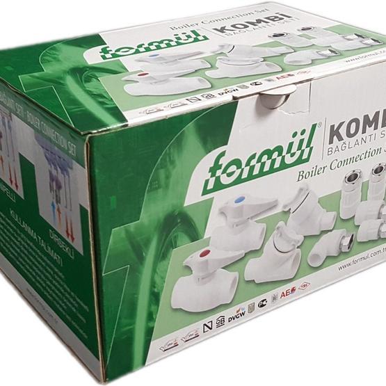 Formül 8'li Dirsekli Kombi Bağlantı Seti Kombi Aksesuarları Fiyatı