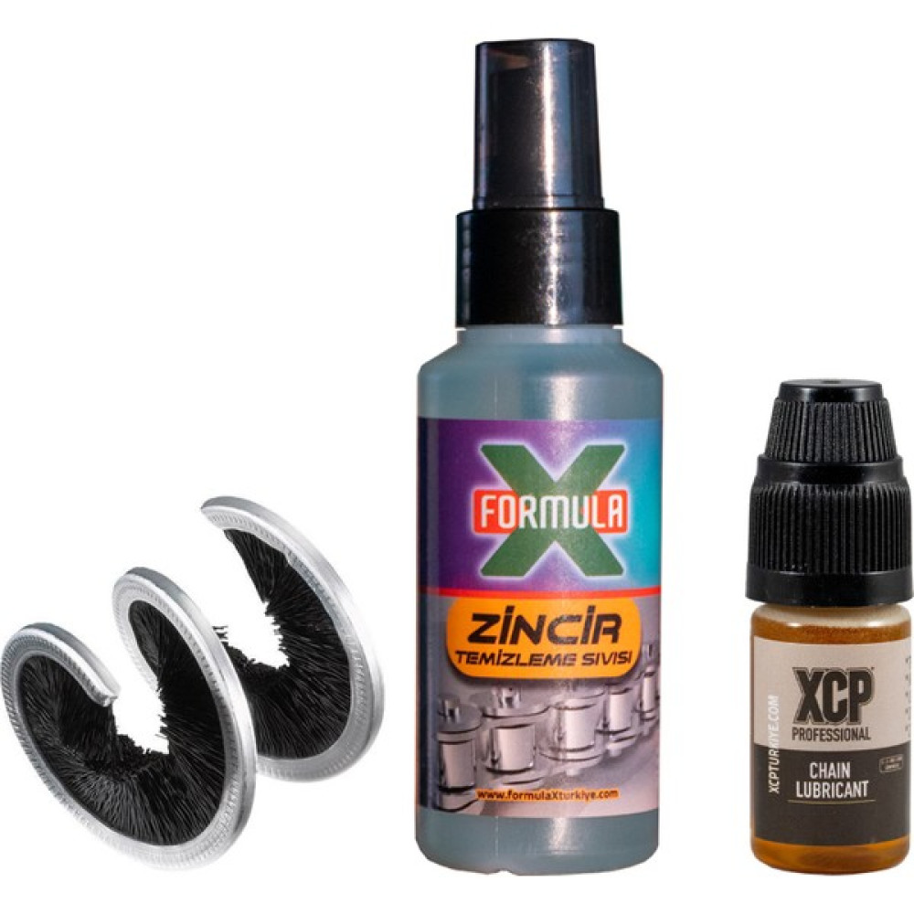 Formula x Motosiklet Zincir Bakım Seti (360° Fırça + 100ML Temizleme Sıvısı + 50ML Zincir Yağı) Motor Yağı Fiyatı
