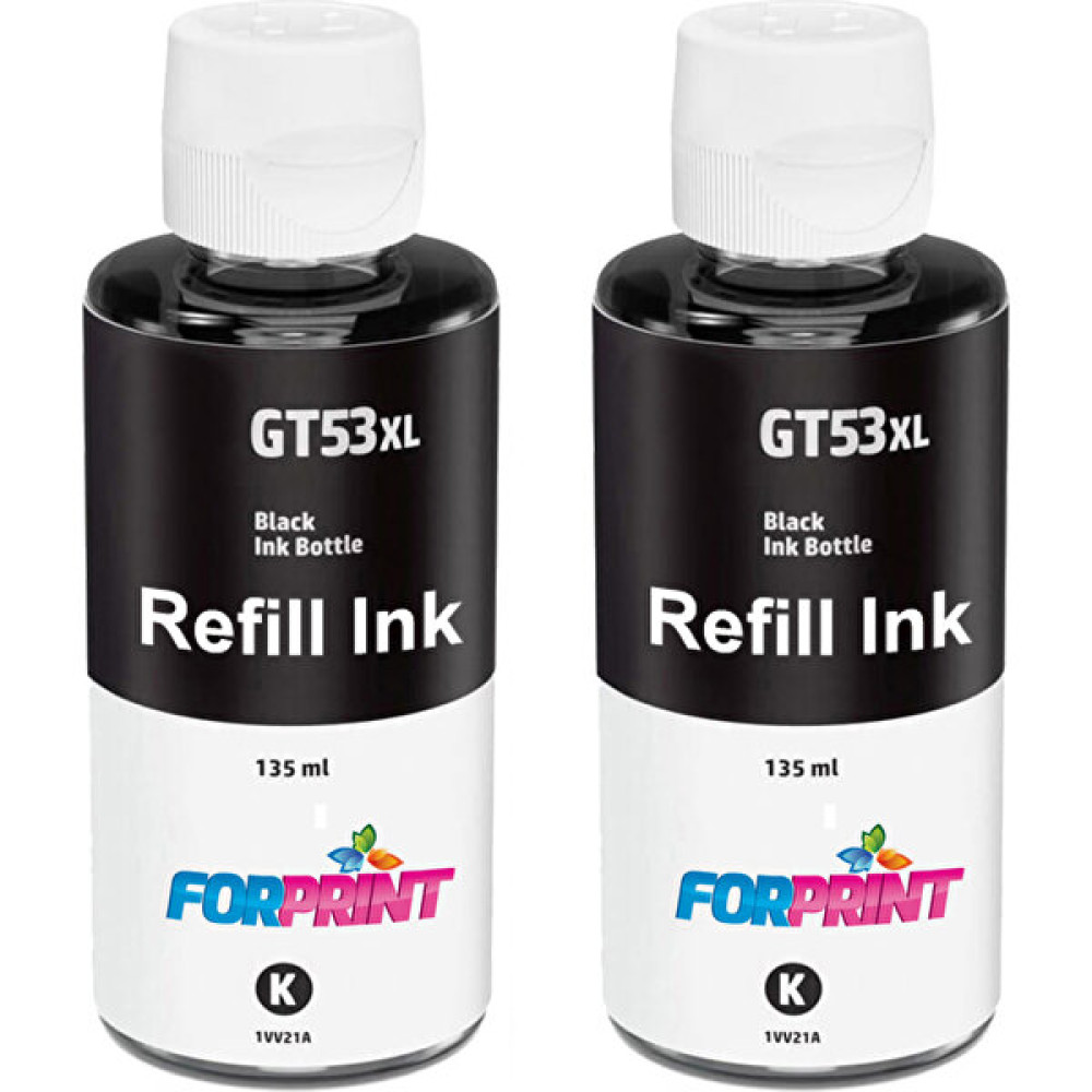 Forprint Hp Deskjet Gt 5810 Yazıcı Uyumlu Forprint GT53XL (ECO100 Plus) Mürekkep - Siyah Kartuşlar Fiyatı