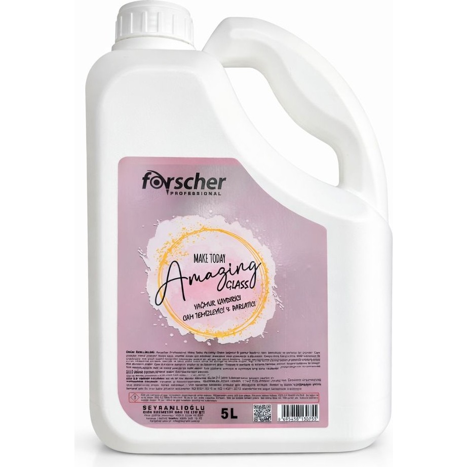Forscher 5 Litre Make Today Amazing Glass Cam Temizleyici & Parlatıcı Bulaşık Yıkama Fiyatı