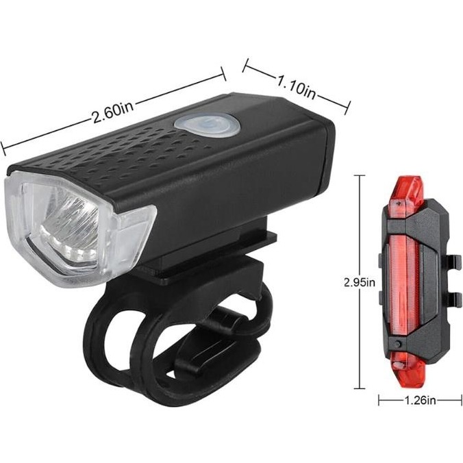 ForteGT Bisiklet Işığı USB Şarjlı LED Ön Arka Set Xbyc 6116 Bisikletler Fiyatı