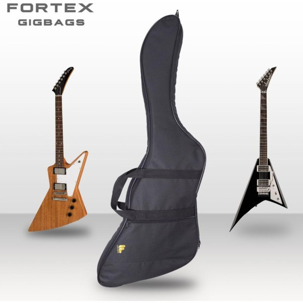 Fortex 300 Serisi Explorer - Rr - Rhodes Kasa Elektro Gitar Kılıfı Siyah Müzik Aleti Aksesuarları Fiyatı